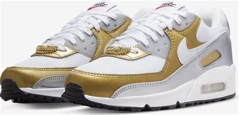 hoge nike air max sneakers dames goud|nike air max 1.